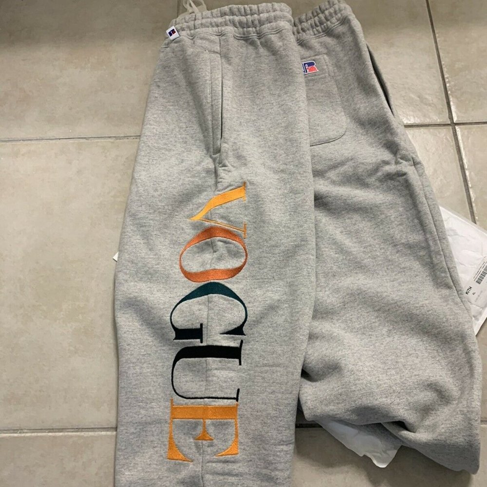 Kith x Russel Athletic x Vogue Williams SOHO Sweatpants Gray XL (New)